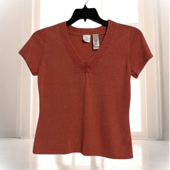 Emma James Women's Knit Top Medium Petite - Picture 1 of 12